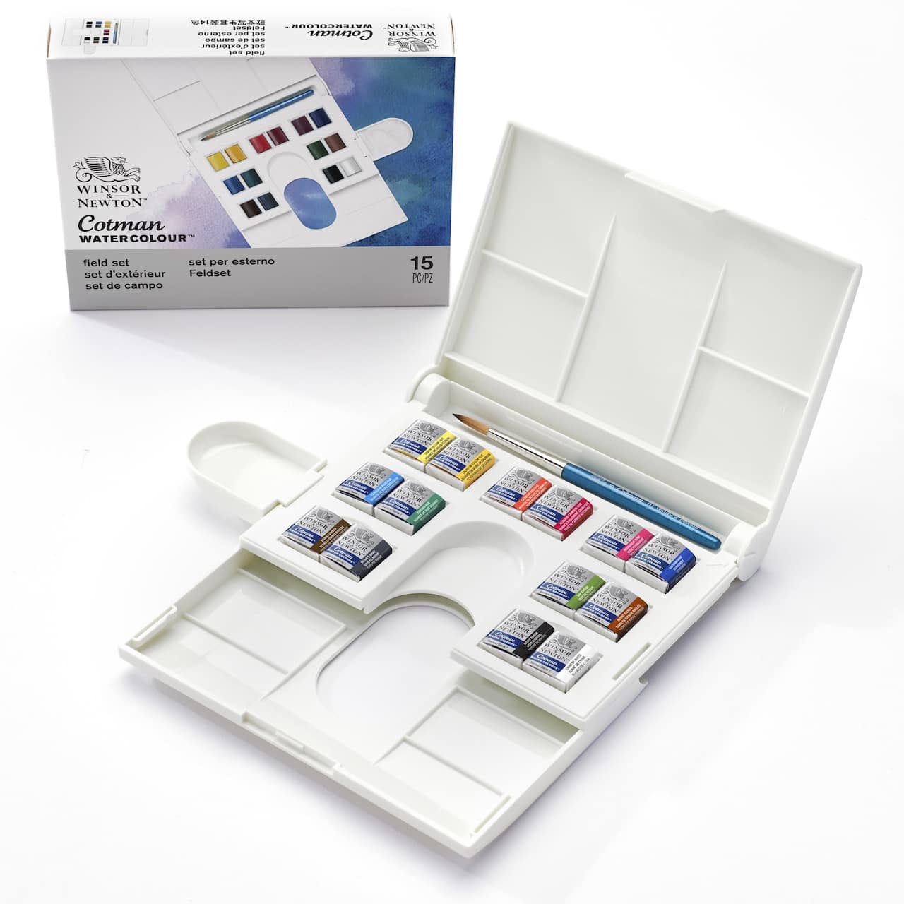 Winsor & Newton™ Cotman Watercolour™ Compact Field Set